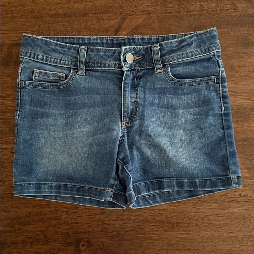 Wonder Nation girls stretch jean shorts